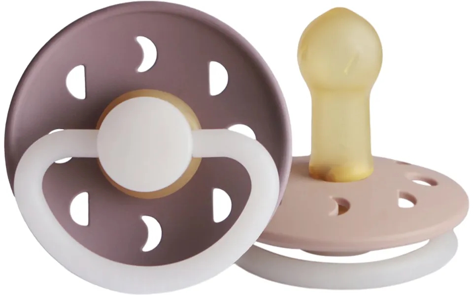 Frigg Moon Phase Round Natsutter In Latex 2pak Str. 2 - Twilight Mauve