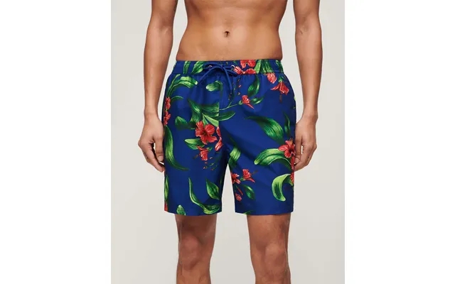 Hawaiian print 17 swim short product image