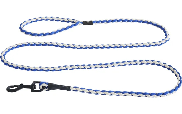 Hay dogs leashbraided-blue - off wh product image