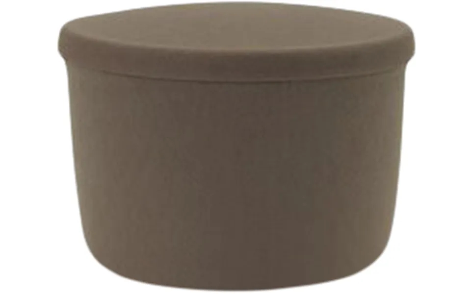 Hide Storage Pouf Small