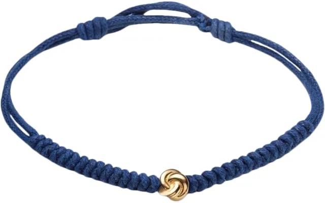 Knot blue string bracelet product image