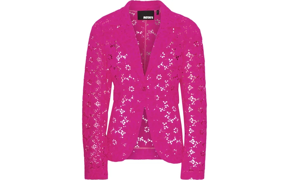 Lace Figure Fitted Blazer