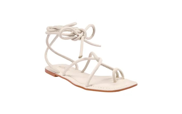 Lace it up ivory flat sandal product image