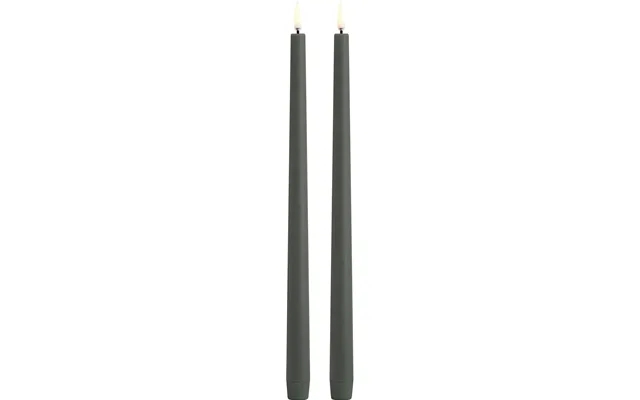 Led Taper Candle - Olive Green product image