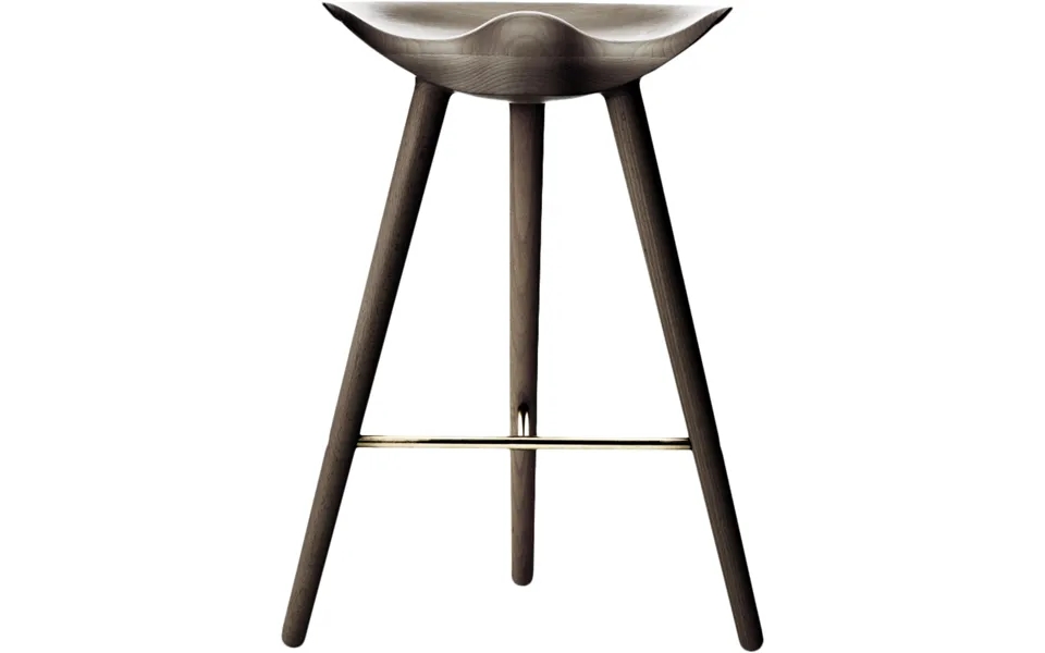 Ml 42 Table Stool Brunolieret Oak Brass