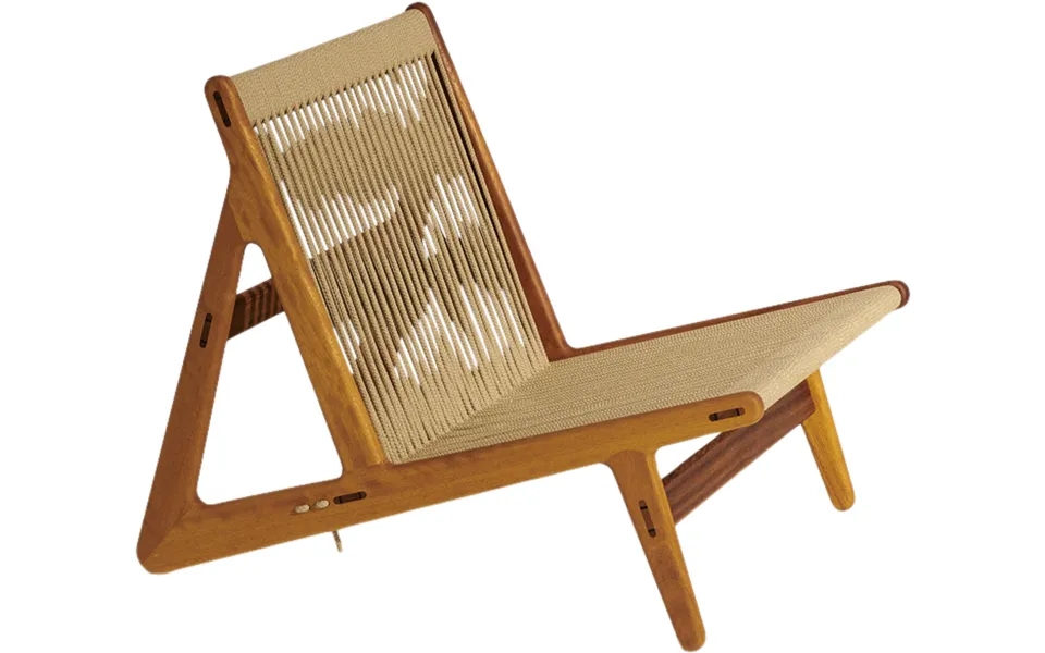 Mr01 Initial Lounge Chair - Outdoor Base Solid Iroko Oiled,