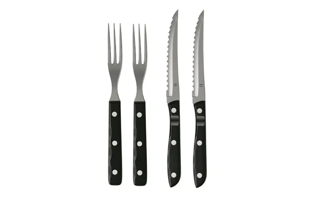 Old Farmer Black Barbecue Cutlery 4 Parts product image