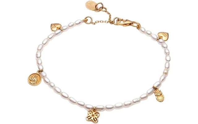 People pearl bracelet vermeil 925 sterling silver gold plated 2 product image