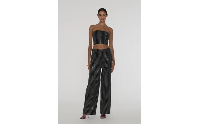 Sequin Twill Wide Pants product image