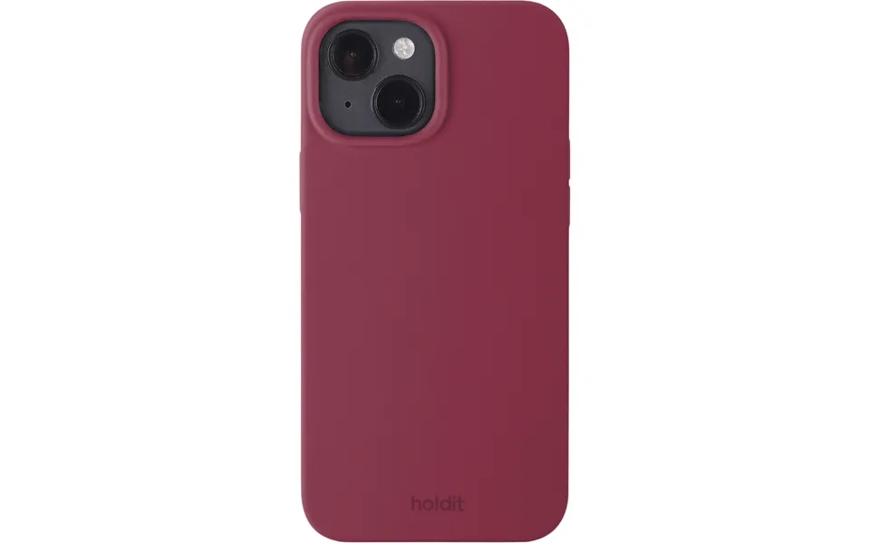 Silicone Case Iphone 15 Red Velvet