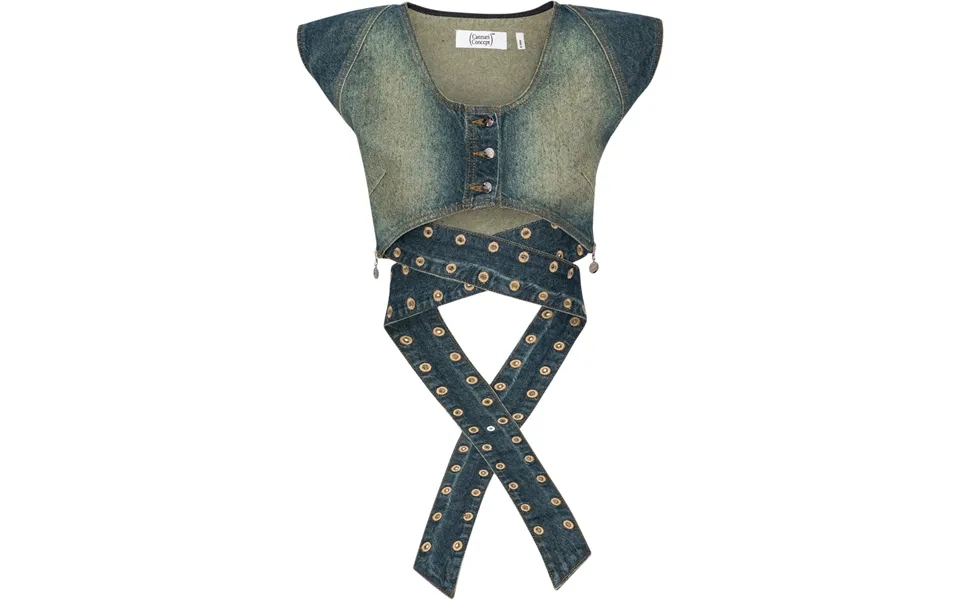 Tie Crop Vest