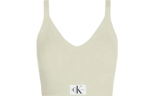 Woven Label Sweater Bralette product image