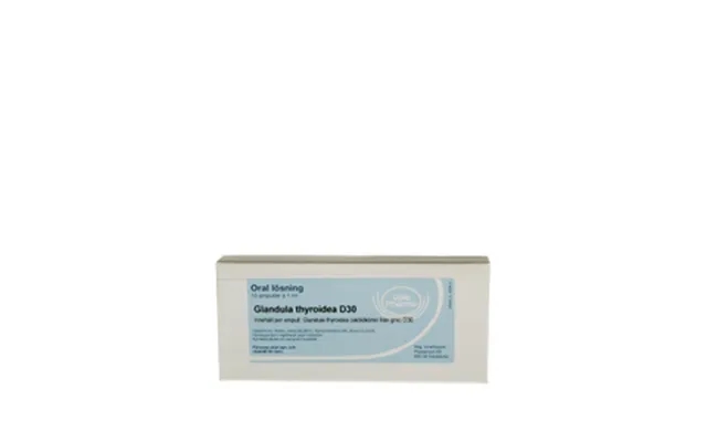 Allergica thyroid thyroidea d30 - 10 x 1 ml product image