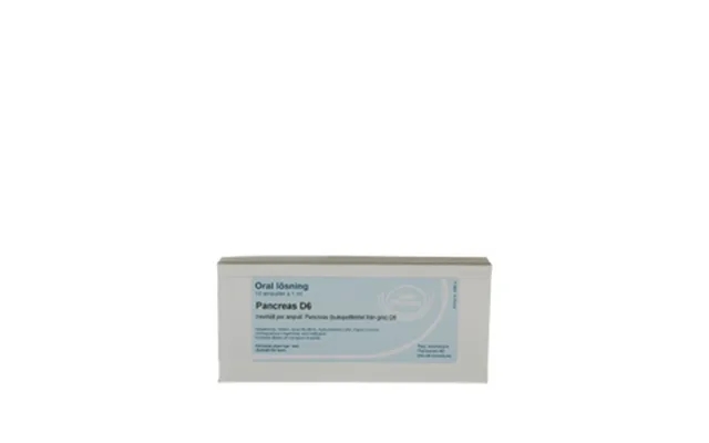 Allergica pancreas d6 - 10 x 1 ml product image