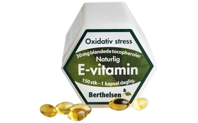 Berthelsen E-vitamin 30 Mg - 150 Kaps. product image