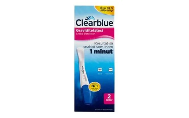 Clear blue fast graviditetstest - 2 paragraph. product image