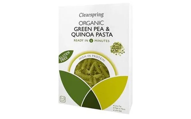 Clearspring Fusilli Med Grønne Ærter Og Quinoa Ø - 250 G product image