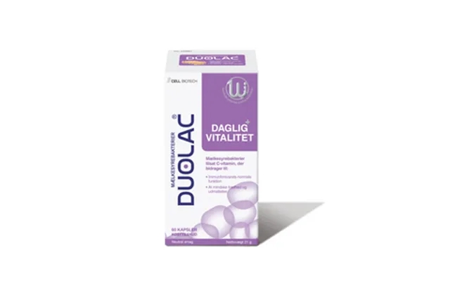 Duolac daily vitalitet - 60 kaps. product image