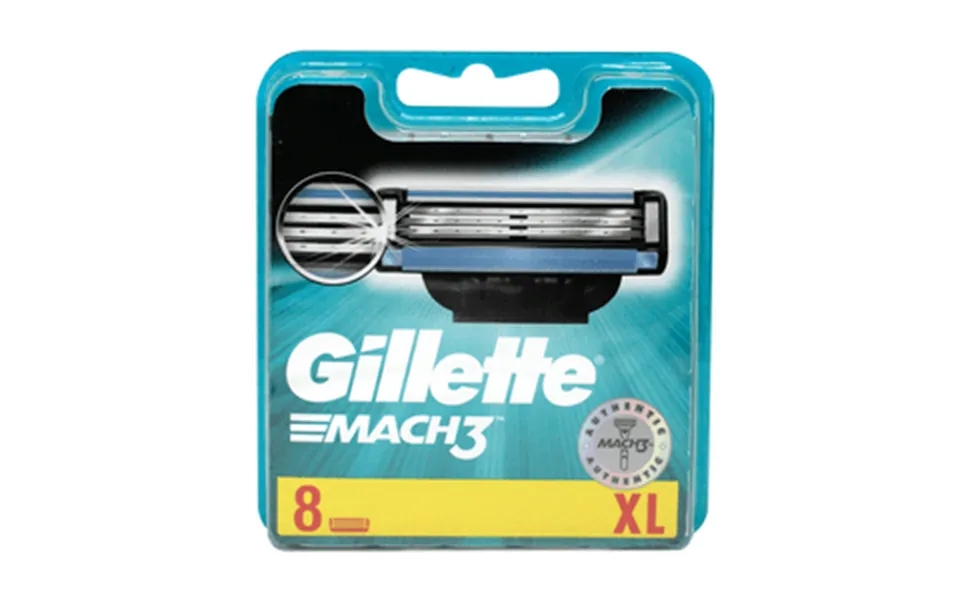 Gillette Mach3 Barberblade - 8 Stk.