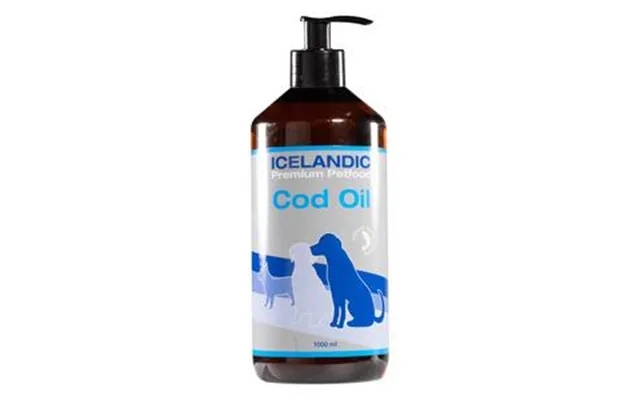 Iceland pet cod oil 100% ren - 1000 ml product image