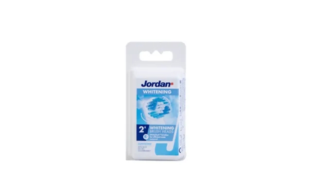 Jordan white tandbørstehoveder - 2-pak product image