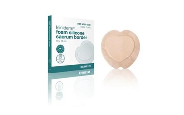 Kliniderm Foam Silikone Border Sacral 18x18 Cm - 5 Stk. product image