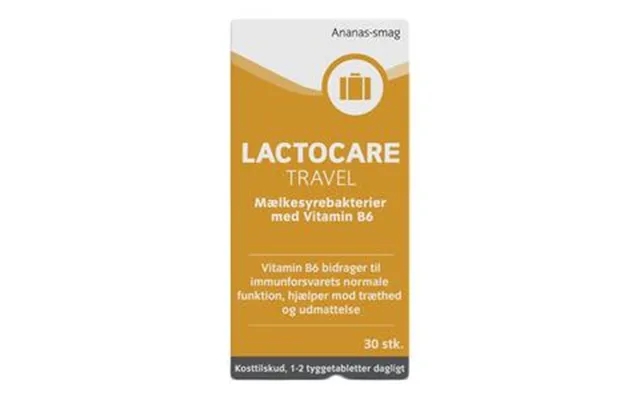 Lactocare Travel M. B6 Vitamin - 30 Tyggetabletter product image