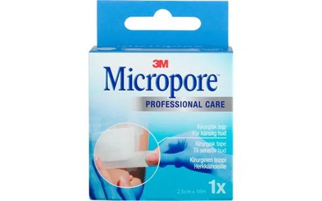 Micropore 3m white 2,5cm x 10m - 1 paragraph. product image