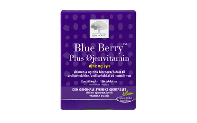 New Nordic Blue Berry Plus Øjenvitamin - 120 Pill. product image