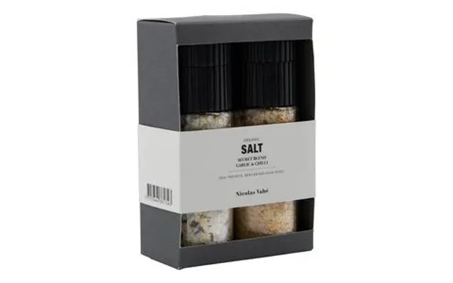 Nicolas Vahé Gaveæske Organic Secret Blend & Salt, Garlic & Chilli - 2 Stk product image