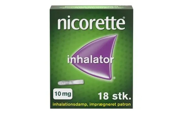 Nicoretteâ inhalationsdamp, impregnated cartridge inhaler , 10 mg - 18 paragraph product image