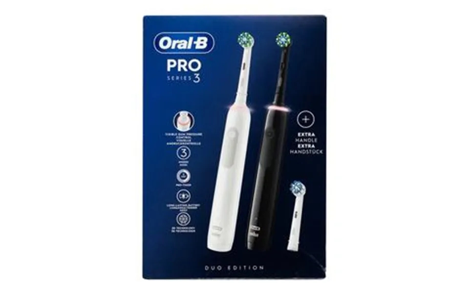 Oral-b Pro 3 Duo Black White - 2 Paragraph.