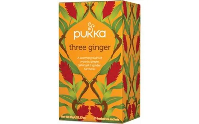 Pukka Three Ginger Te Ø - 20 Breve product image
