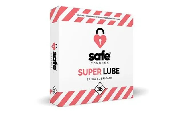 Safe condoms, super lube extra lubricant - 36 paragraph. product image