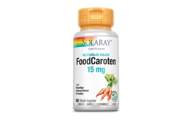Solaray Food Caroten - 50 Kaps. product image