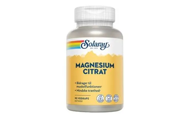 Solaray Magnesium Citrat - 90 Kaps. product image