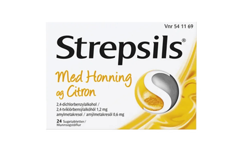 Strepsils Honning Citron - 24 Stk.