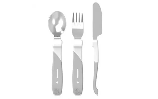 Twist shake cutlery in steel 12 months hvid - 1 set product image