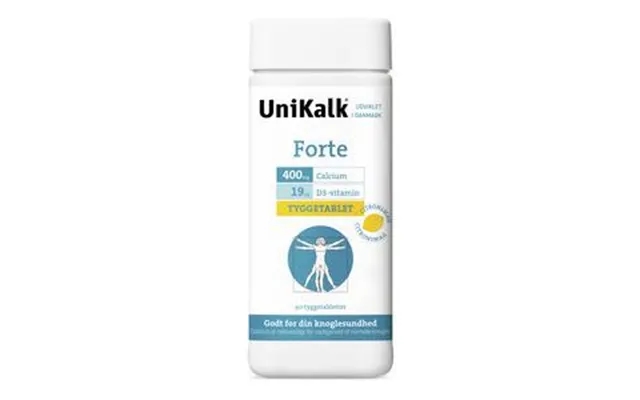 Unikalk Forte Tyggetablet Med Citrussmag - 90 Tyggetabl. product image