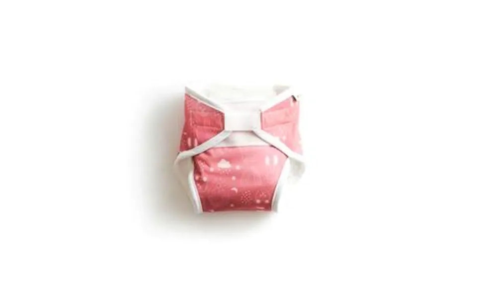 Vimse all in-one diaper rusty pink teddy - sizes
