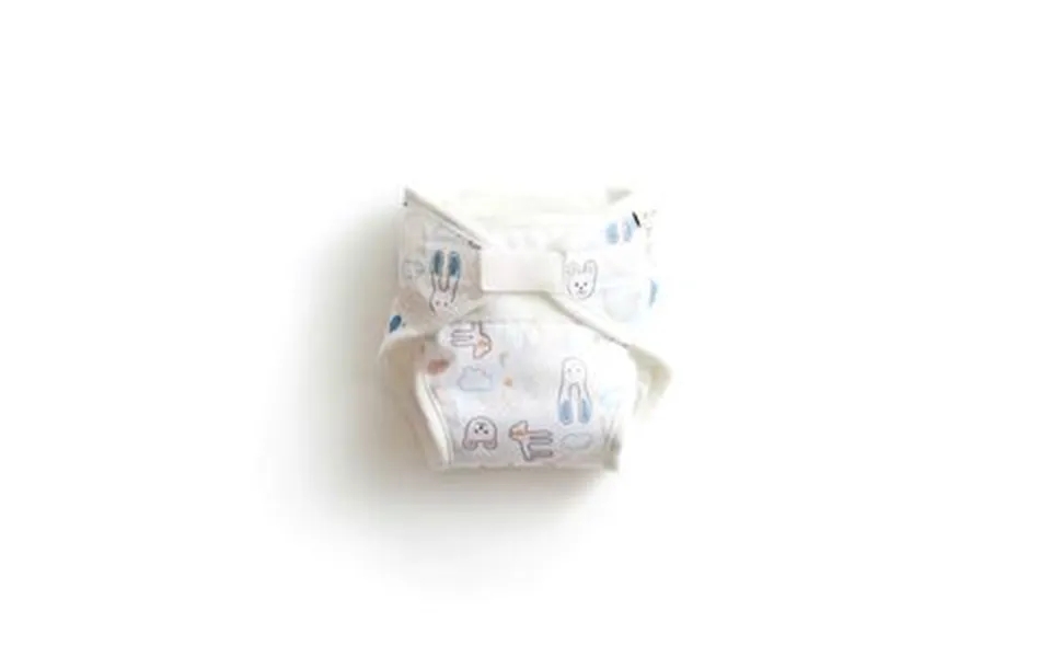 Vimse all in-one diaper white teddy - sizes
