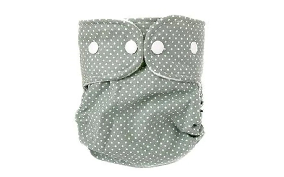 Weecare easy cover recyclable diaper - dots verte