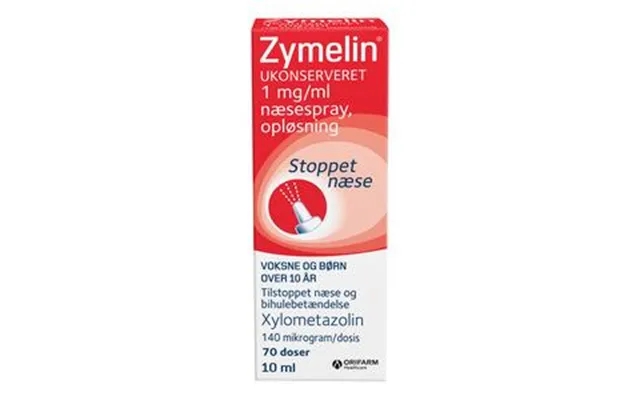 Zymelin unpreserved nasal spray 1 mg ml. - 10 Ml. product image