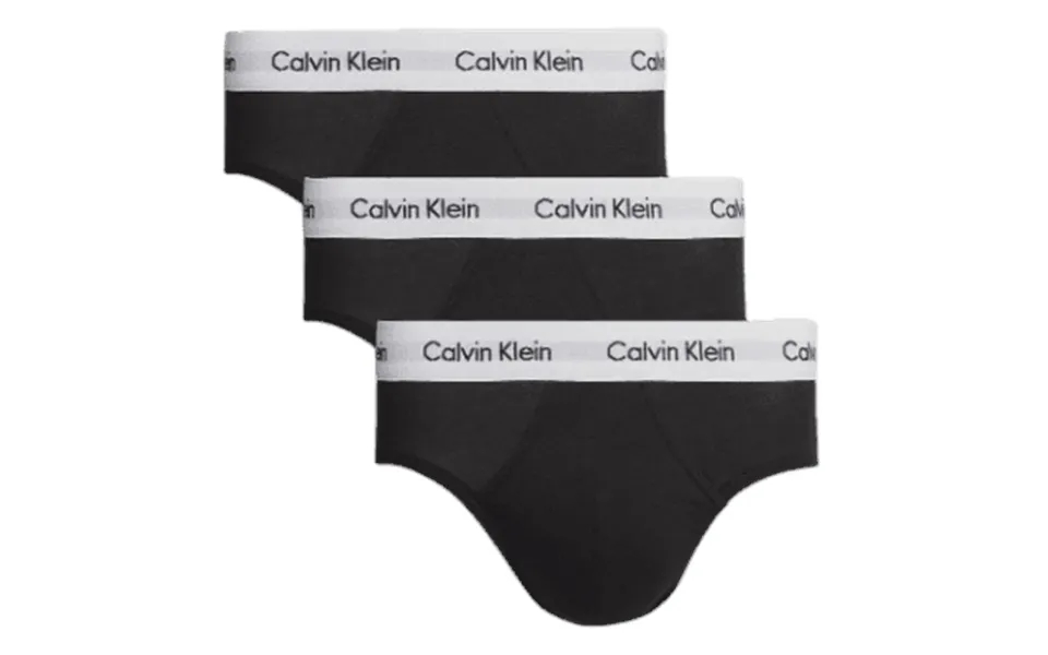 Calvin Klein Hip Brief 3-pak Sort Small