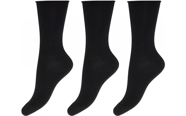 Decoy 3-pak ankle stockings bamboo black product image