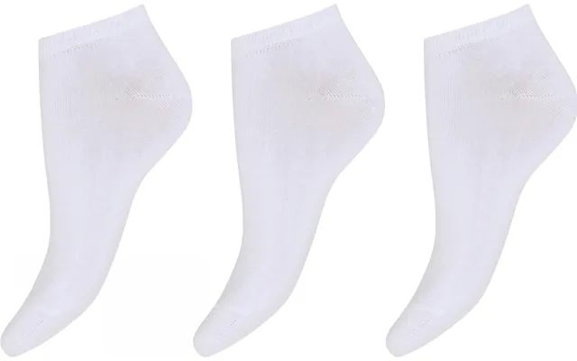 Decoy 3-pak sneaker stockings organic cotton white 37 41 product image