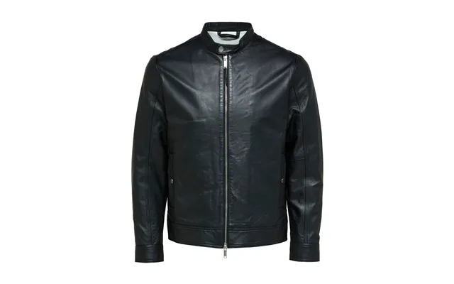 Selected homme archive classic leather jacket small product image