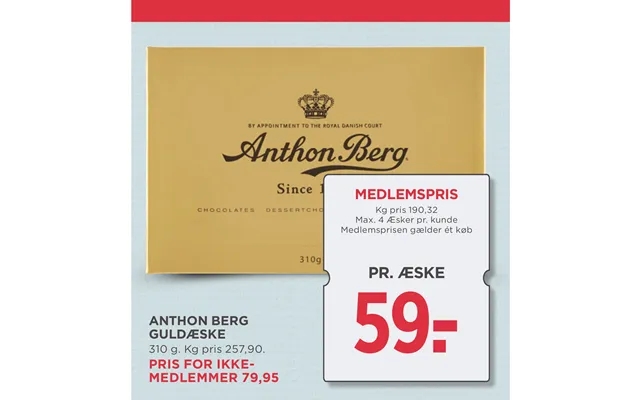 Anthon berg gold box product image