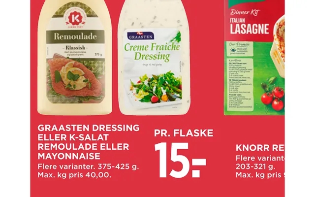 Or k-lettuce remoulade or mayonnaise knorr dishes product image
