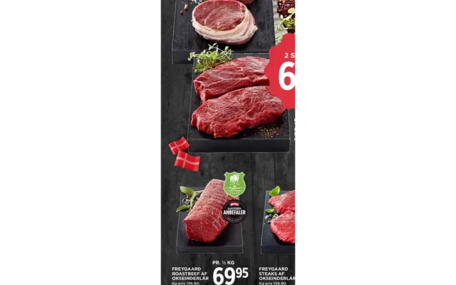 Freygaard roast beef of beef top round freygaard steaks of beef top round product image